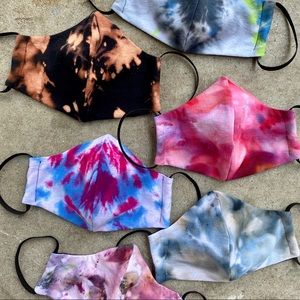 Custom Tie Dye Face Masks